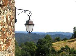 Vue depuis l'entr&eacute;e du s&eacute;jour du "Grand Sourel", sur les massifs du Mont-Loz&egrave;re
